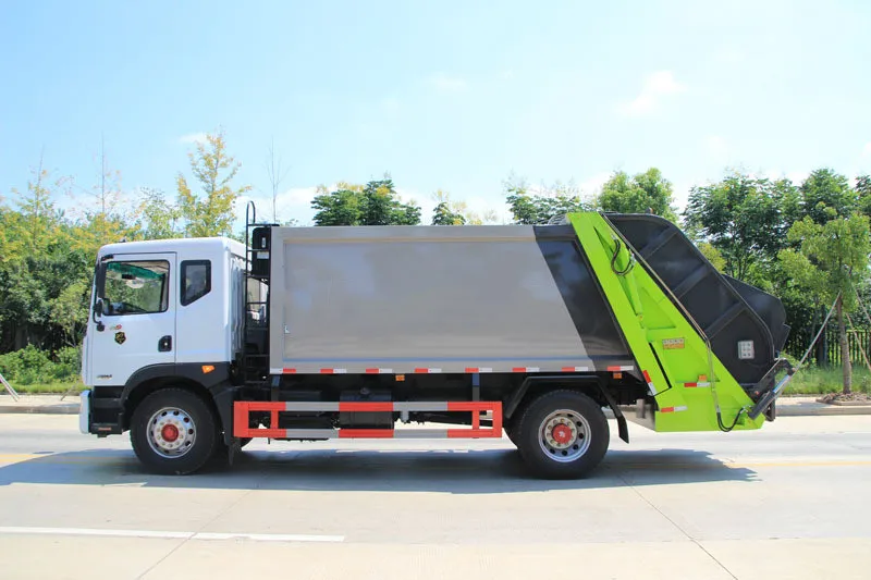 10 14 16 18 cbm garbage truck compactor rear loader