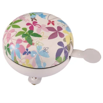 Factory Oem Customized Metal 80mm Ding Dong Bell Custom Bike Bell Printed Bicycle Bell