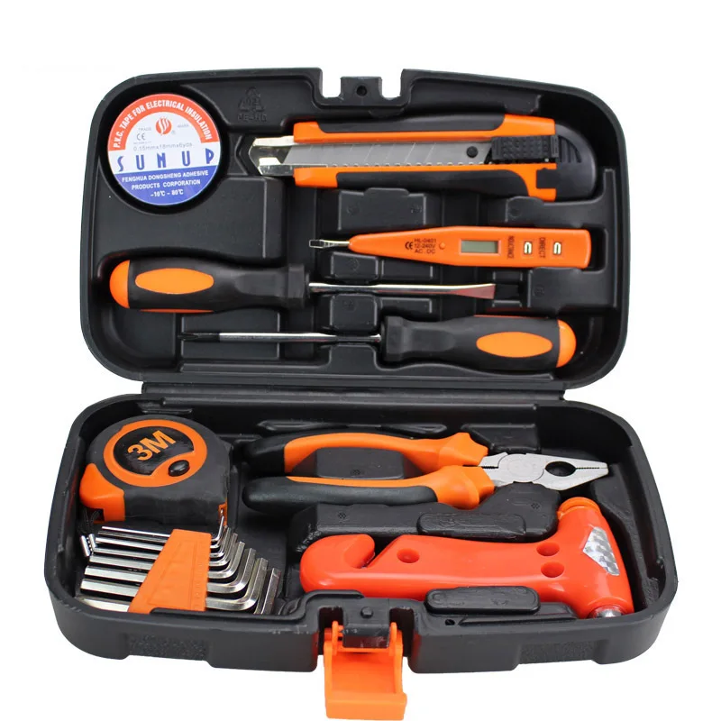 Small Mechanic Car Combo Travel Hand Tool Box Kit Set