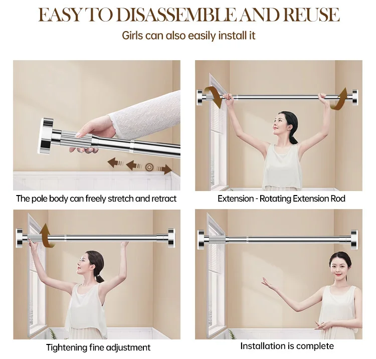 ARODDY Set Sales Black Grey Rideaux Cortinas Para Sala Thermal Insulated Window Curtains and Curtain Rod Set