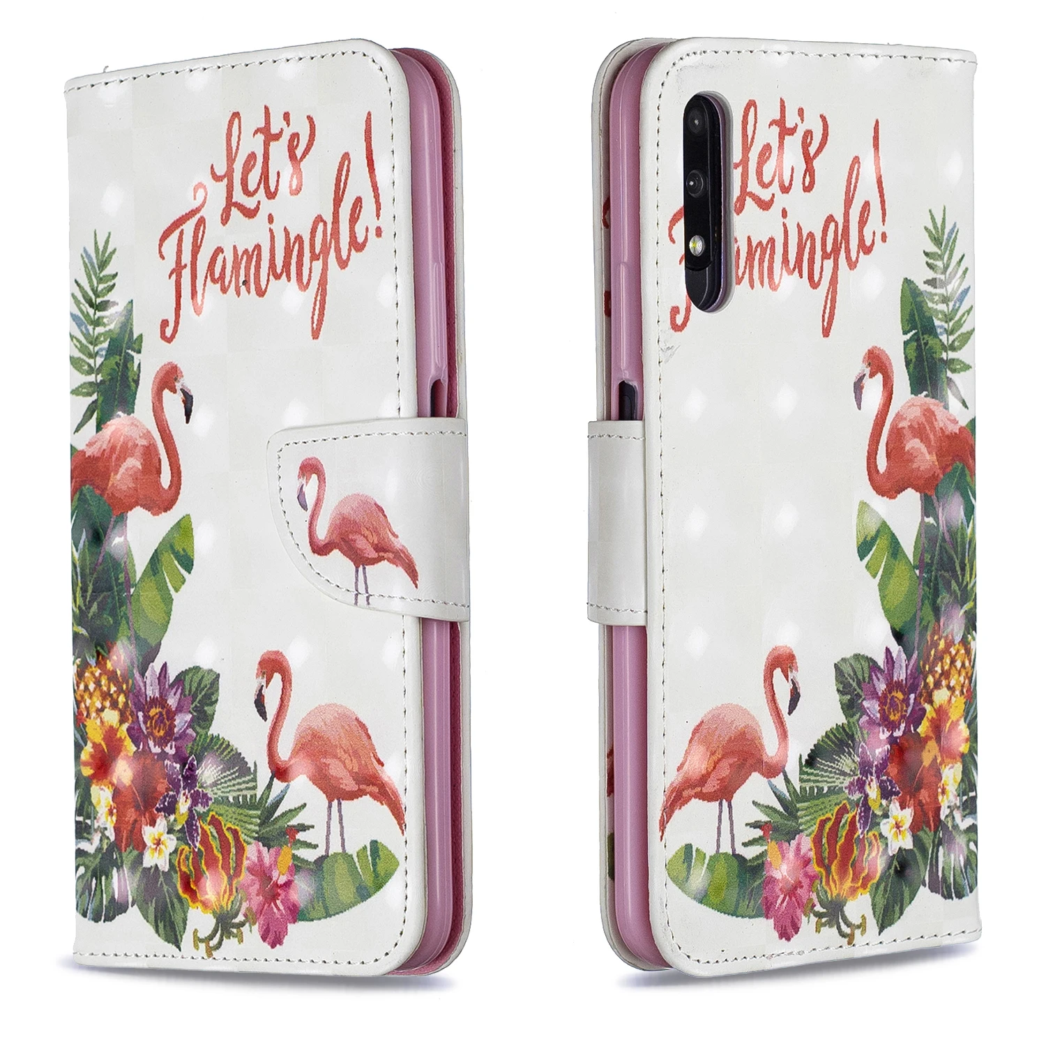 3D Painted Phone Cases For Honor 9X Pro Cover Magnetic Wallet Flip Leather Phone Bag For Huawei Honor 9 X 9xpro Coque