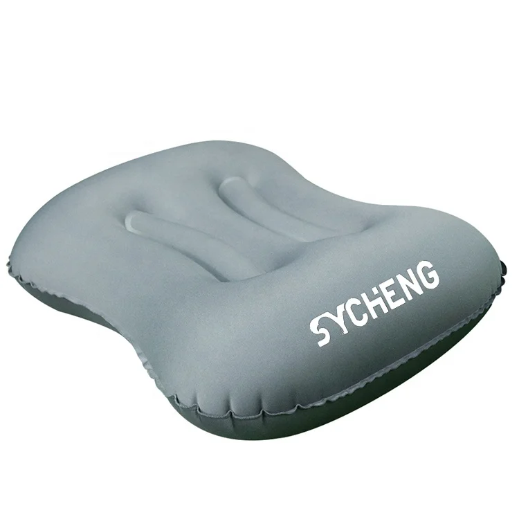 customized compressible portable storage ultra light outdoor beach inflatable travel self inflating camping pillow