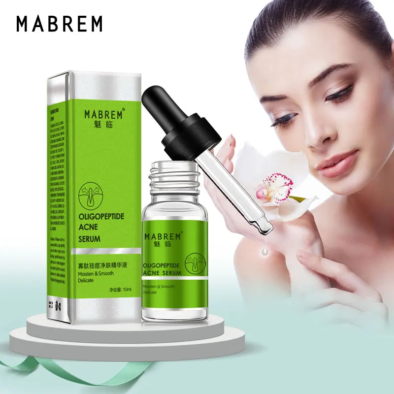 Oligopeptide acne cleaning lotion serum Vitamin A Oil Control Pore Refining Glycolic Acid Anti Acne Aha Serum