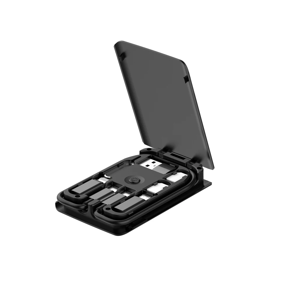  Многофункциональная беспроводная зарядка budi/oem с 6 в 1 usb-кабелями для зарядки и светодиодной подсветкой от фабрики аксессуаров мобильных