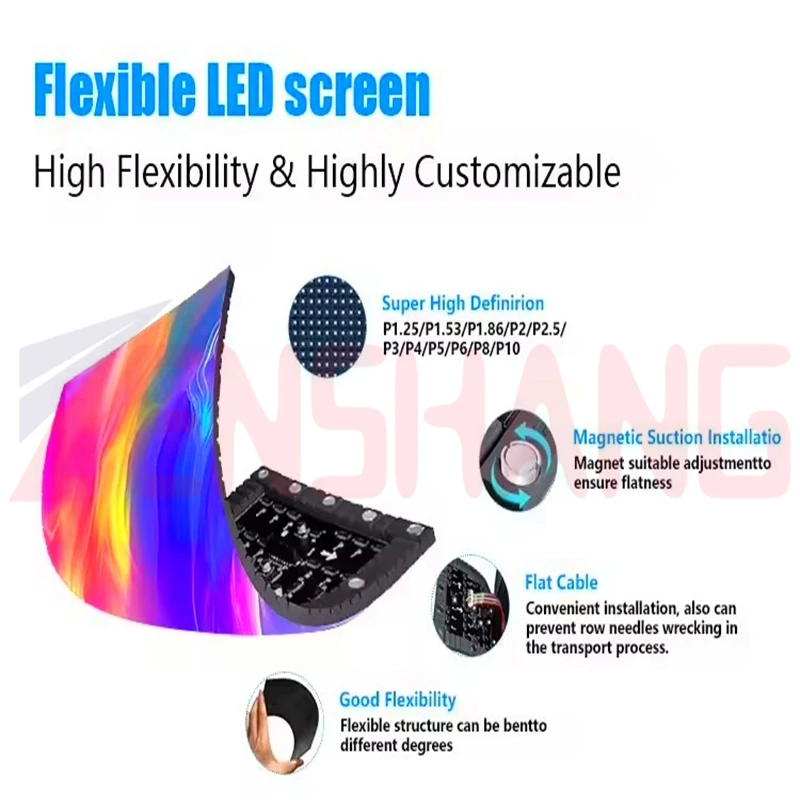 NovaStar Video Processor Import From China Flexible Video Wall P2.5 Outdoor Indoor Guangzhou Advertising Screen Led Display