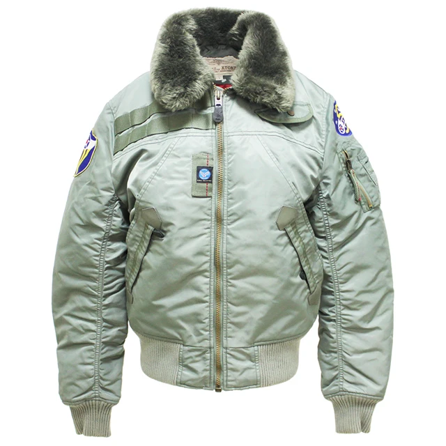 Water resistant top flight windcheater jacket casual bomber jacket