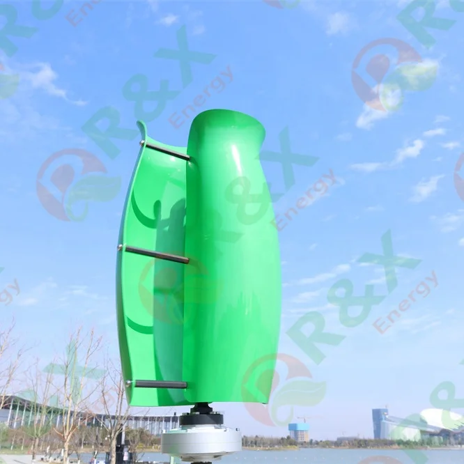 Tulip Type 1kw 3kw 5kw Vertical Axis Wind Turbine System With Inverter and Controller