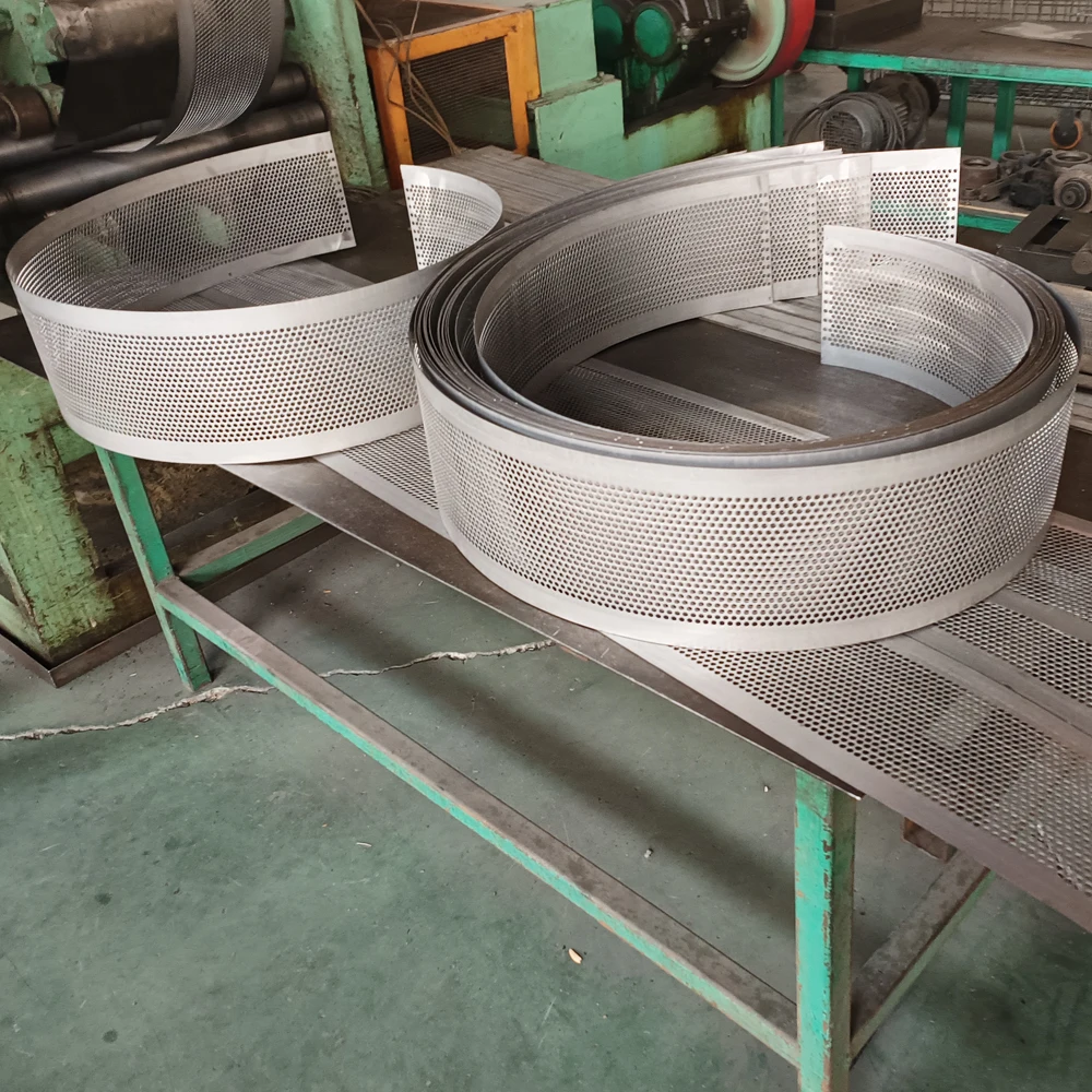 Experienced Designer SS410 Customized Corrosion Protection Uniform Meshes Perforated Metal Plate for Chain Plate