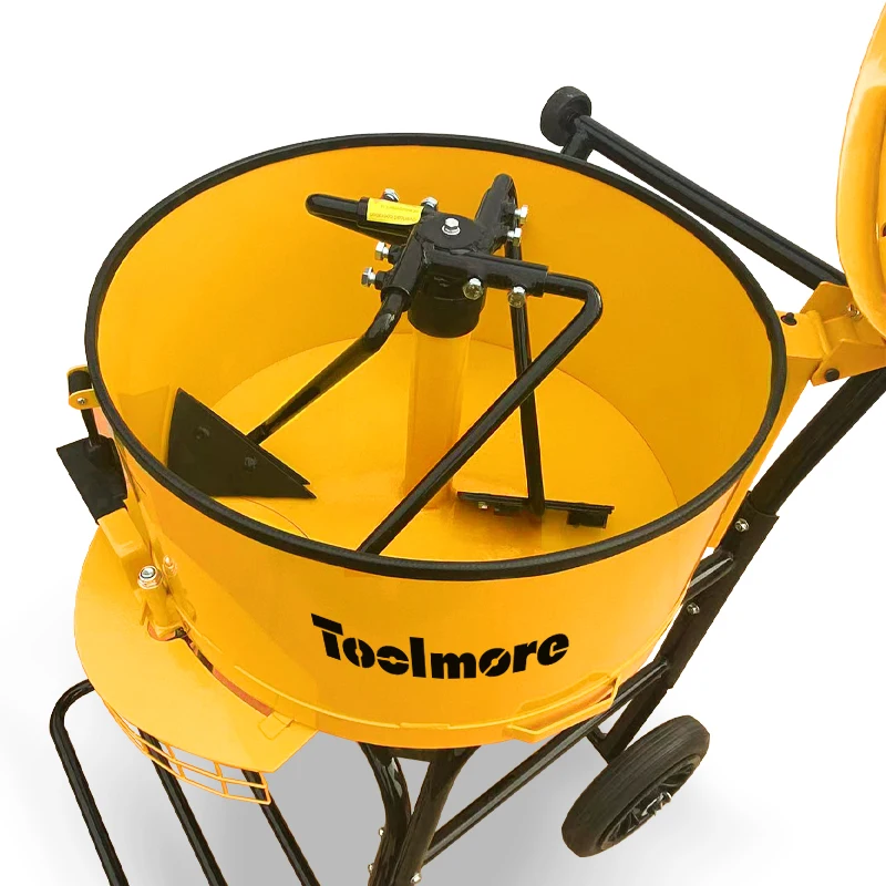 Factory supply pan mixer concrete type 80L concrete mixer construction