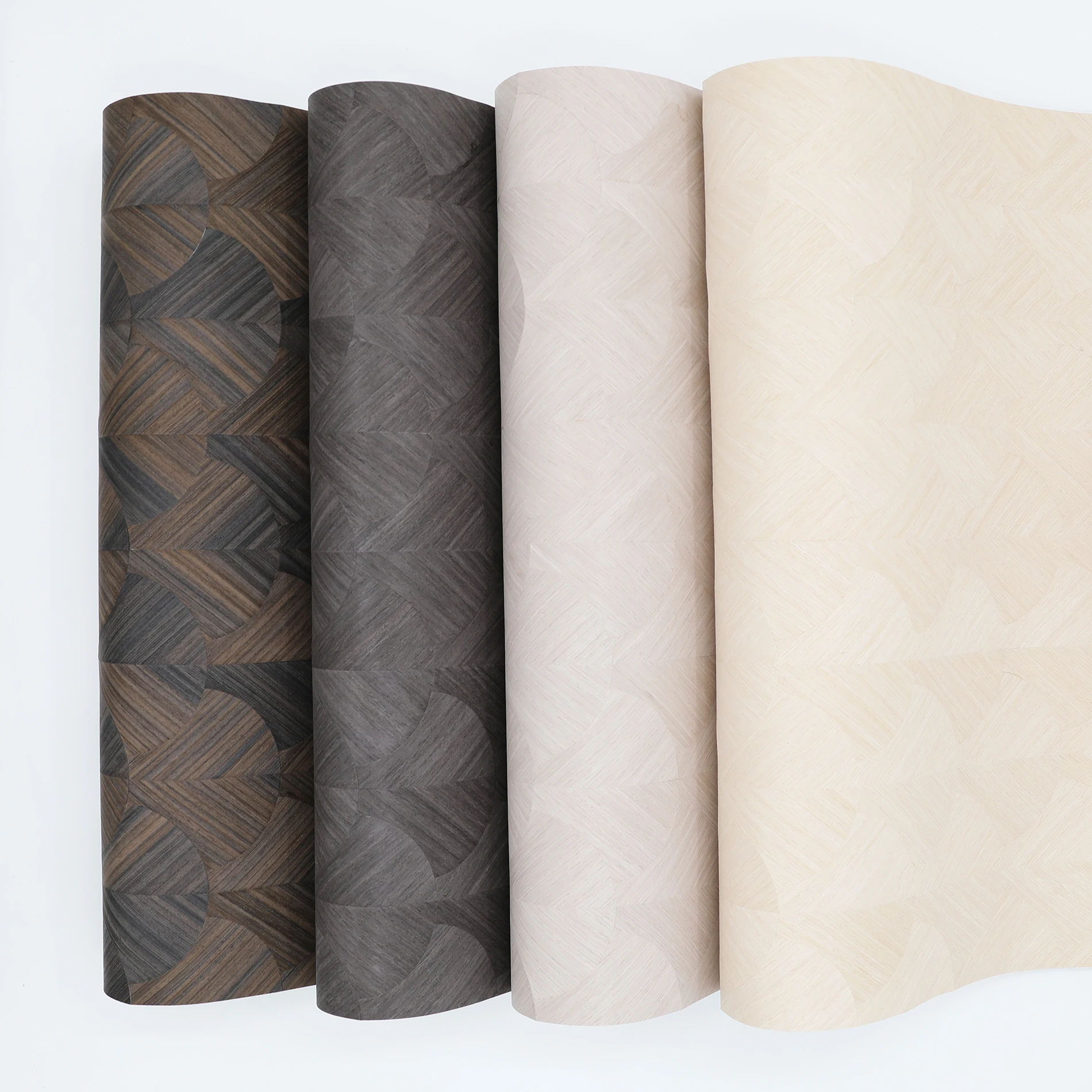 Greenland Shell Engineered Wood Veneer Collage Series table flooring Furniture Door Plywood skin Wallpaper For Home Decoration