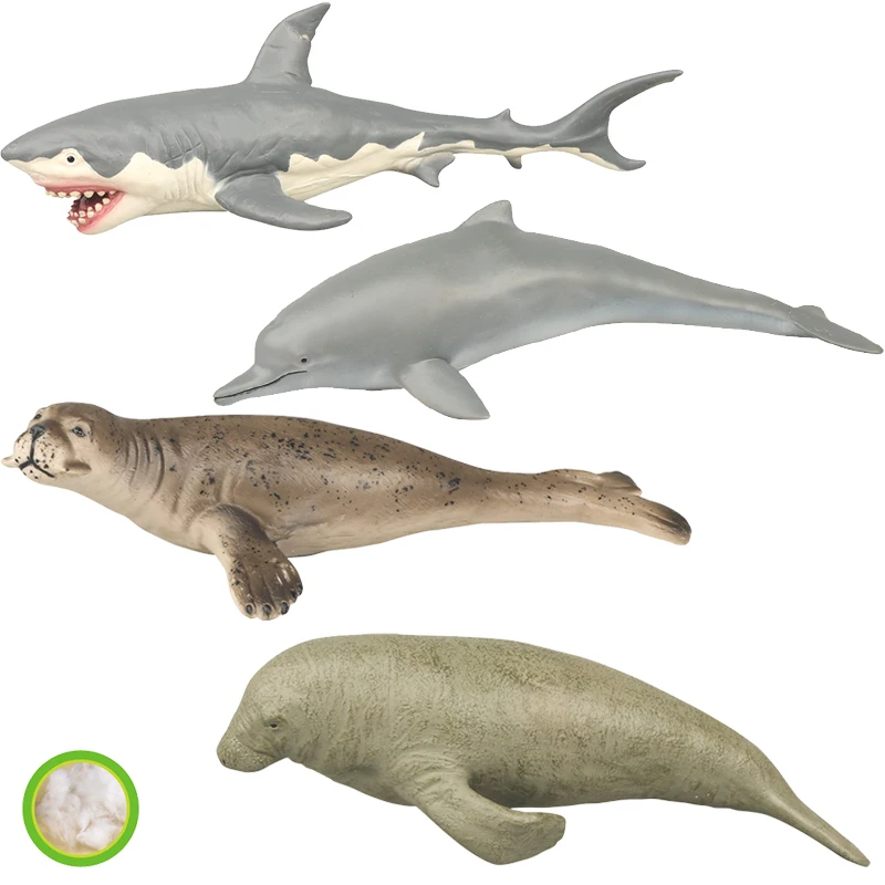 Высококачественная ПВХ пластиковая имитация детская игрушка белые акулы модели океана реалистичные киты морские животные мягкие игрушки