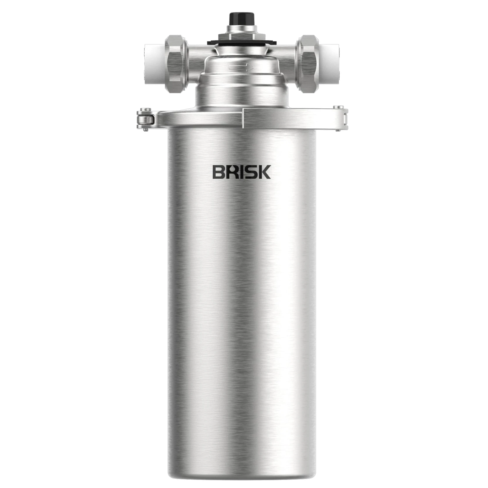 BRISK 304 Stainless Steel Water Filter System With Activated Carbon Water Pre-filter For Municipal Water