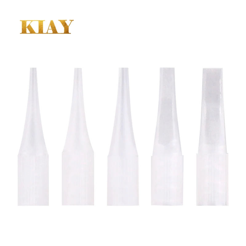 Гигантский Солнечная машина белый наконечники для тату 1RL 3RL 5RL 5F 7F пластиковые Перманентный макияж Гигантского Солнца советы машина