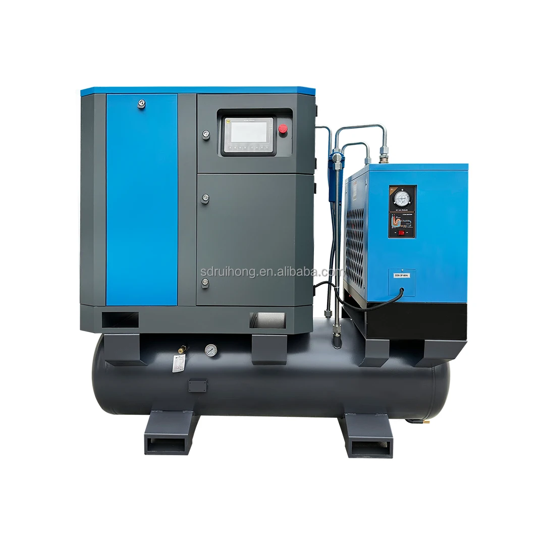Industrial 3.7Kw 5hp Silent 100% Oil Free Stationary Scroll Air Compressor For Sale