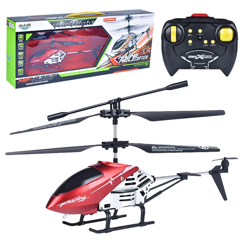 Remote Control Aircraft Mini Helicopter with Light Rc Toy Airplane Remote Control Helicopter Toys for Kid
