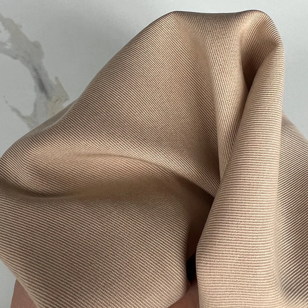 2024 Tencel Cotton Mixed Fabric Woven Lyocell Fiber Autumn/winter Windbreaker Skirt Pants Twill Fabric Clothing Fabric