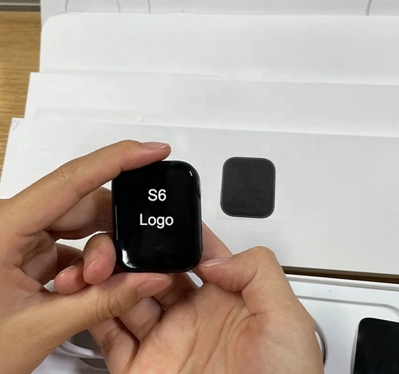 Original Logo S6 Smartwatch 2021 Sport Waterproof S6 Smart Watch W56 W26 HW22 HW22 T500 T900 for Series 6 Smart Watch