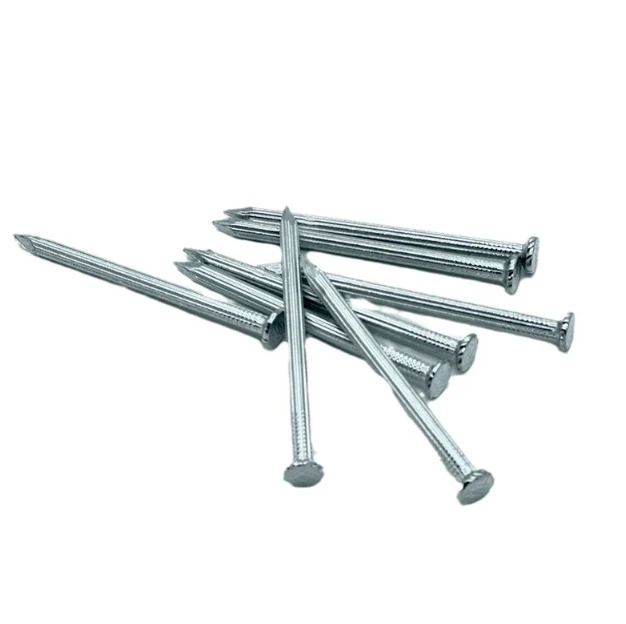 Galvanized High Strength Carbon Steel Common Nail Polished Shank for Concrete Nails Cement Carton Packed