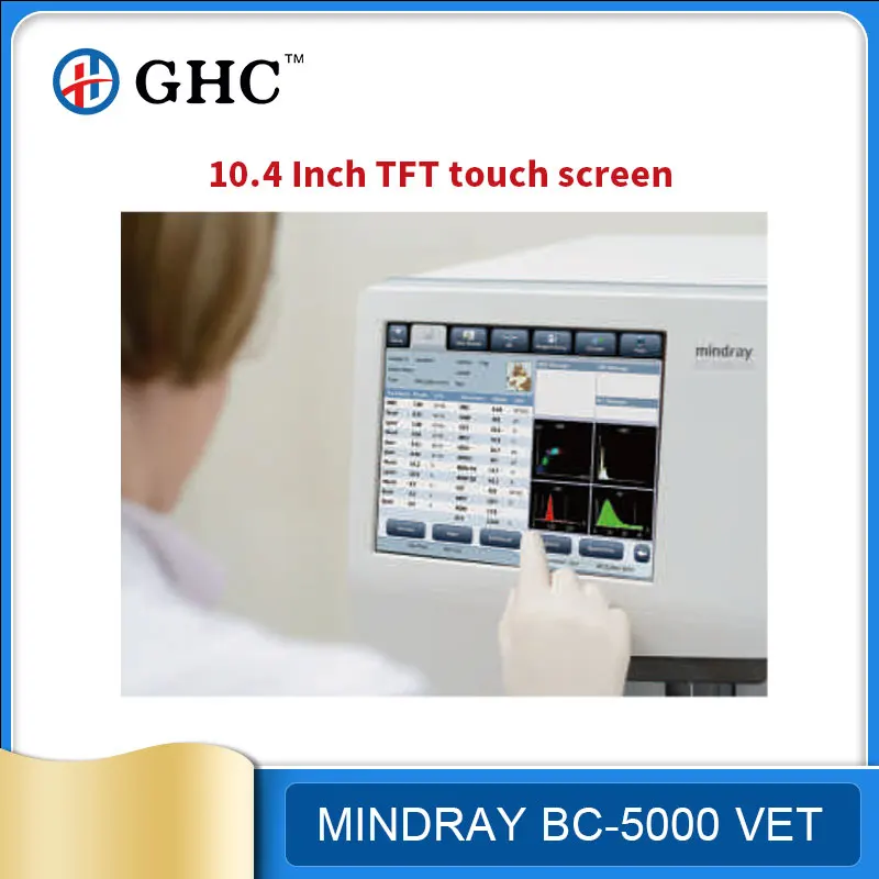 Veterinary Equipment Mindray BC5000VET 5 Parts CBC Hematology Analyzer With Flow Cytometry Technology