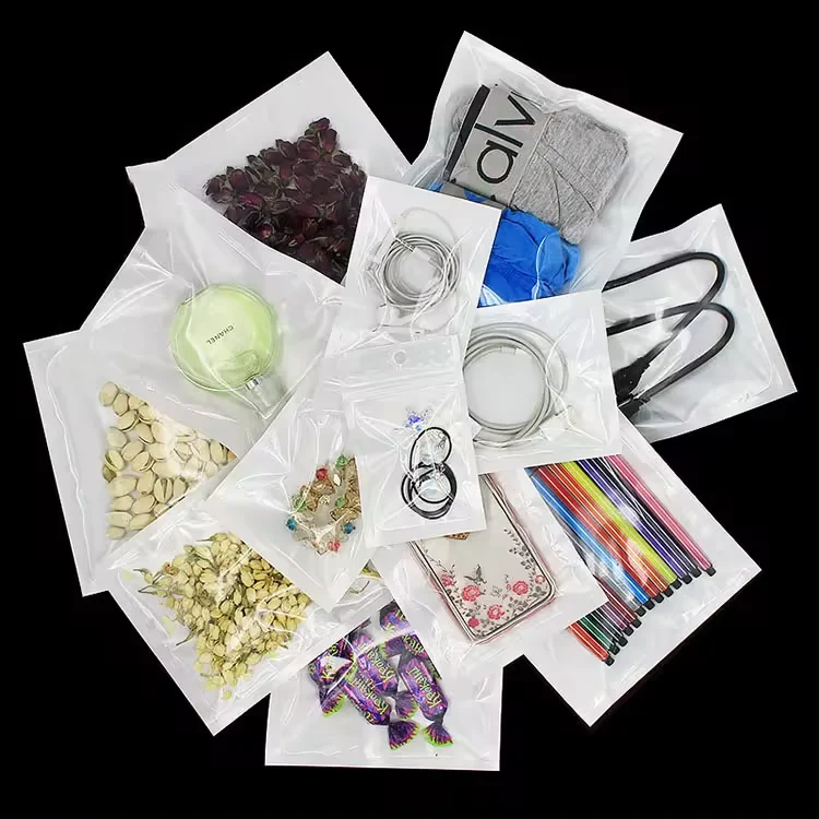 Custom Printed Retail Cell Phone Electronic Laminated Zip Lock Zipper Bag Packing Mobile Phone Accessories Plastic Zipper Bags