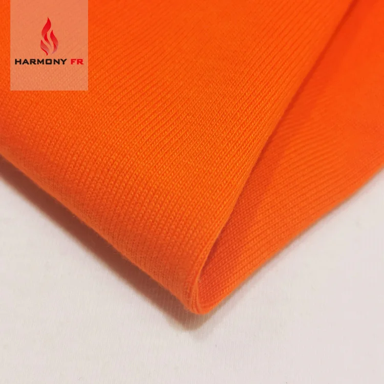 Manufacturer Wholesale Knitted Fire Retardant Functional 100gsm 100% Meta Aramid 1313 FR Single Jersey Fabric