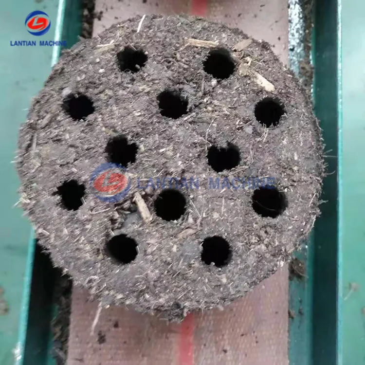 Straw sawdust mixed coal briquettes making machine cow dung briquette machine
