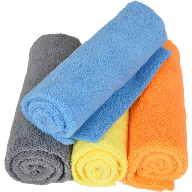 Микрофибра 380gsm 40*40 см бесedgeless чистящие сушильные полотенца микрофибра автодетализация Автомойка Ткань