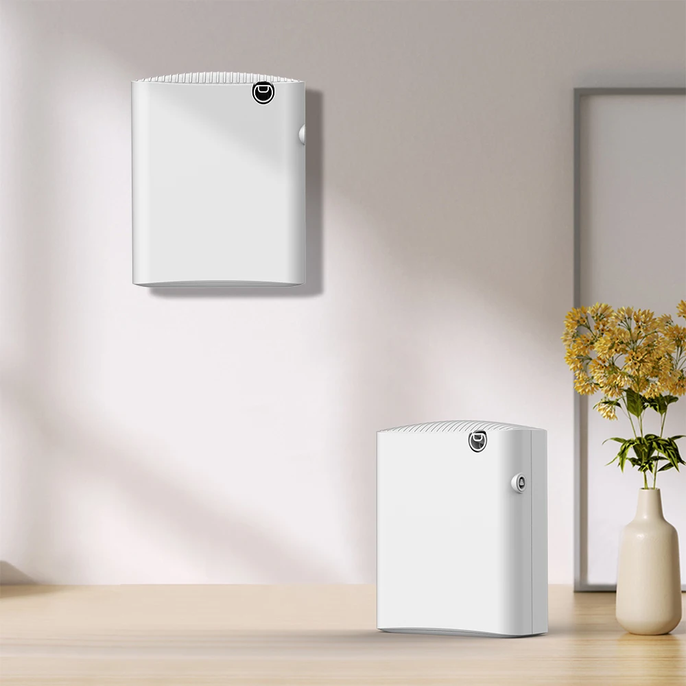 Small Anti-Corrosive Plastic 300 ml Household Appliances Wall Hanging Machine WIFI /Button Operation/Bluetooth/Scent Diffuser