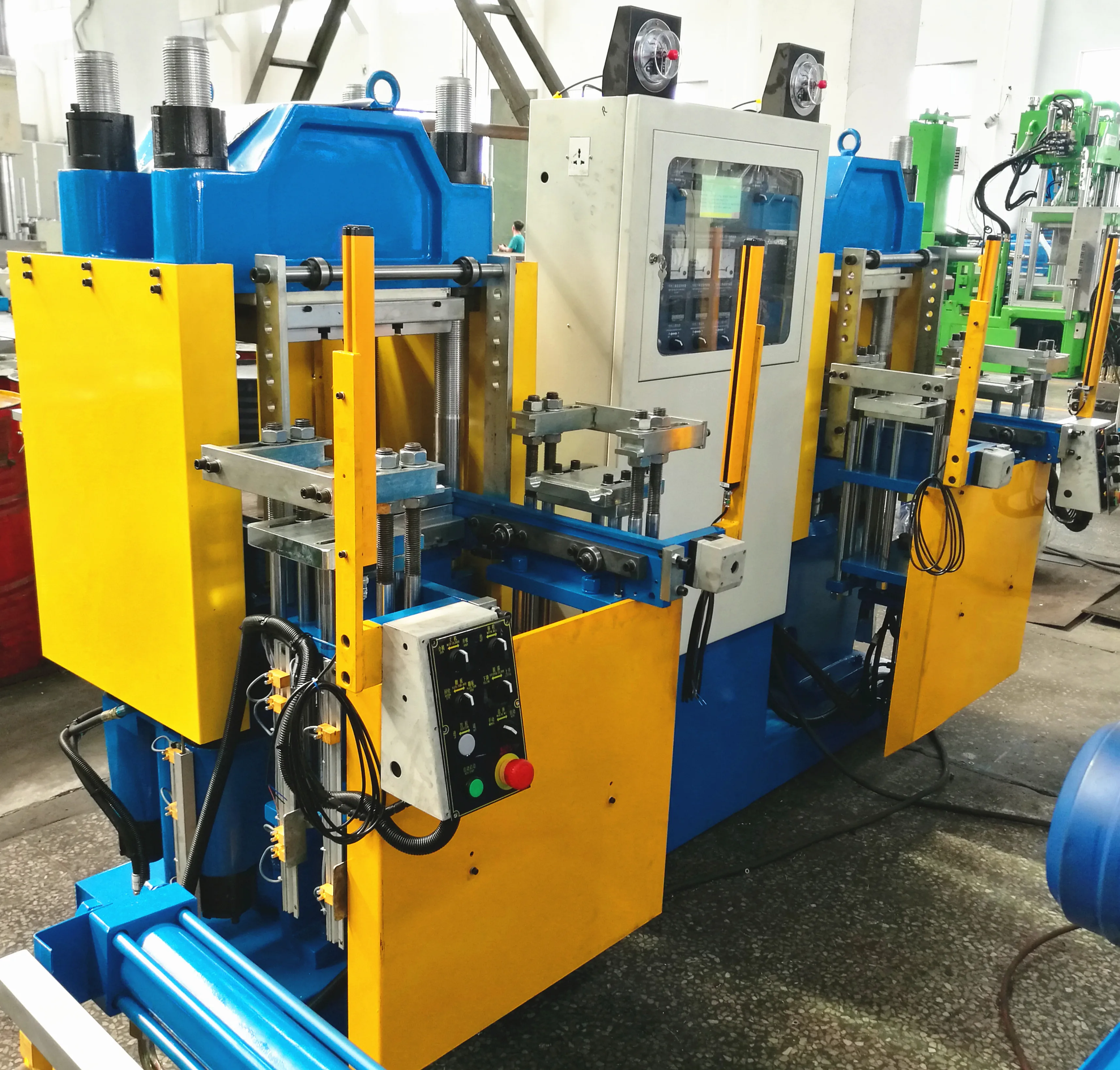 200ton Safety Protect Rubber Keychain/ Flooring/ Wristband Making Machine