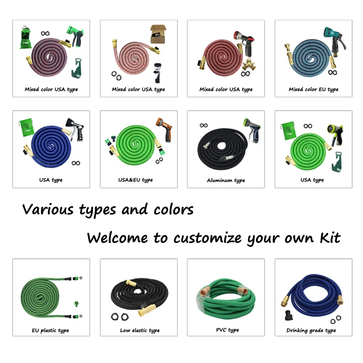 Garden Tools Flower Pots Greenhouse Garden Ornaments Pruners Expandable Magic Garden Hose Lawn