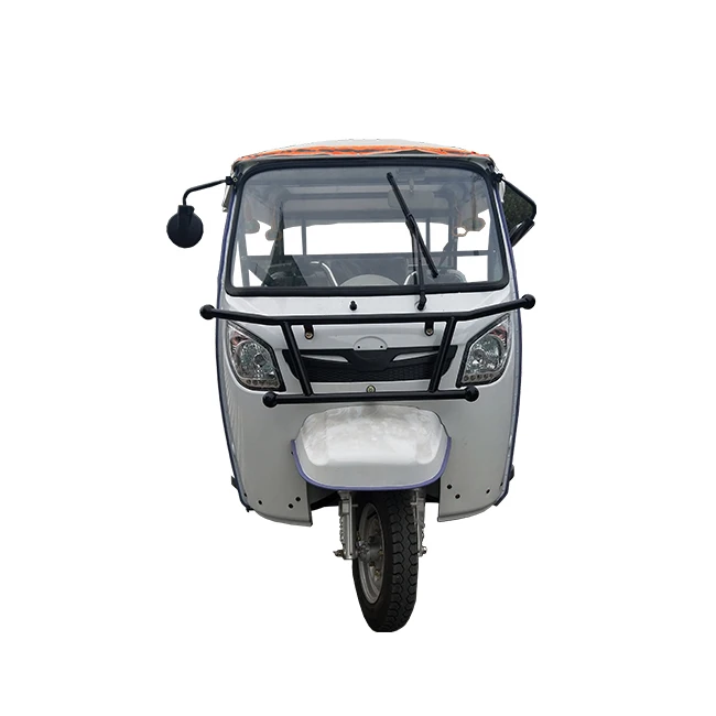 Lithium battery powered auto rickshaw 6 passenger seats with safety belts