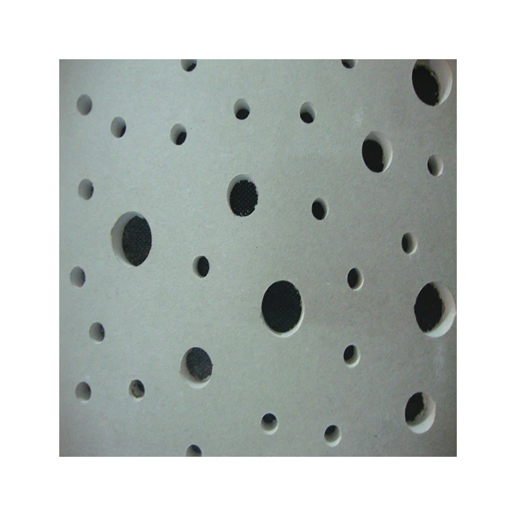 
Chinese Supplier Customized Round Square Perforated Acoustic Foam Ceiling Tile 