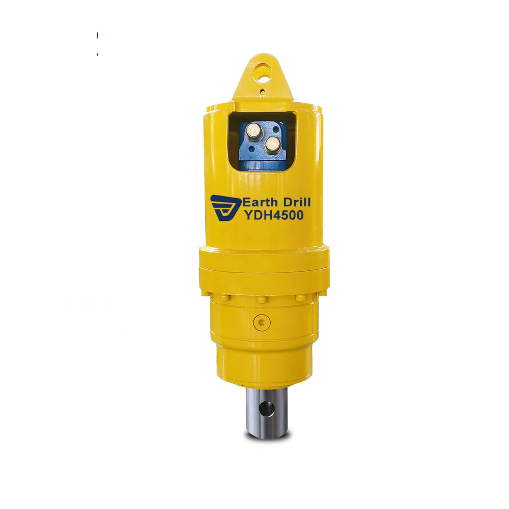 KINGER more powerful hydraulic earth auger with gearbox used earth drilling