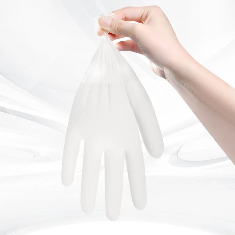 Disposable Vinyl Gloves Non Latex Food Grade Vinyl Working PVC Gloves