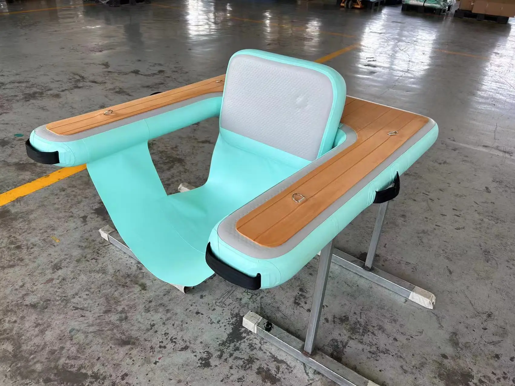 Pool Inflatable Island Floating Lounge Water Floating Sofa Chair For Yacht