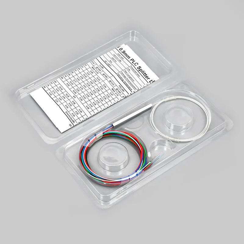 networking fttx solutions Factory cheap price 1/8 mini plc splitter without connector1*2 1*4 1*8 1*16 1*32  1*64 plc splitter Factory cheap price 1/8 mini