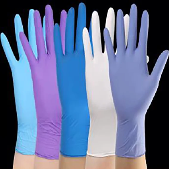 Gloveman с присыпкой и без нее Бытовая одноразовые нитриловые