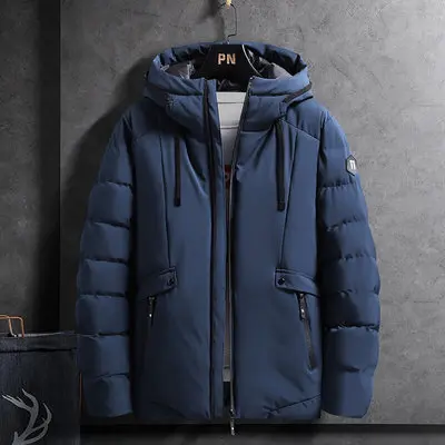 Wholesale Price Men Jacket Winter Thicken Warm Jacket Fashion Comfortable Hooded Jacket