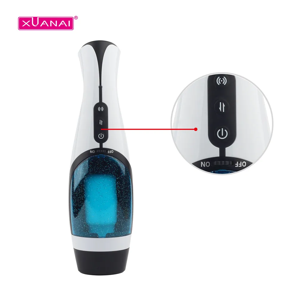  Hands free realistic automatic suck oral man electric telescopic thrusting piston vagina sex toy