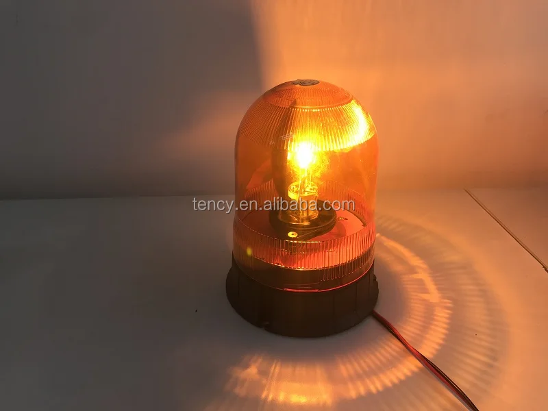 Police Halogen Rotating Warning Light Beacon,Emergency Safety Warning Revolving Lamp for Truck,KF-WB-902S-1X