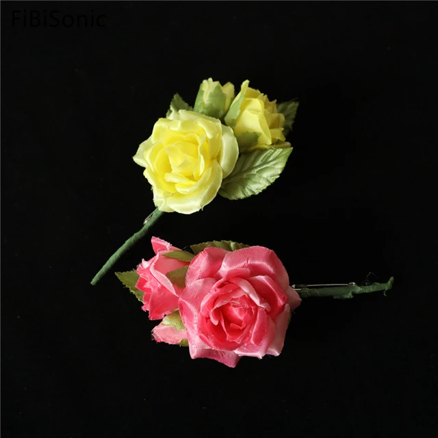 
FiBiSonic Wedding Corsage Simulation Rose Decoration Flower INS Style Photo Background Layout 