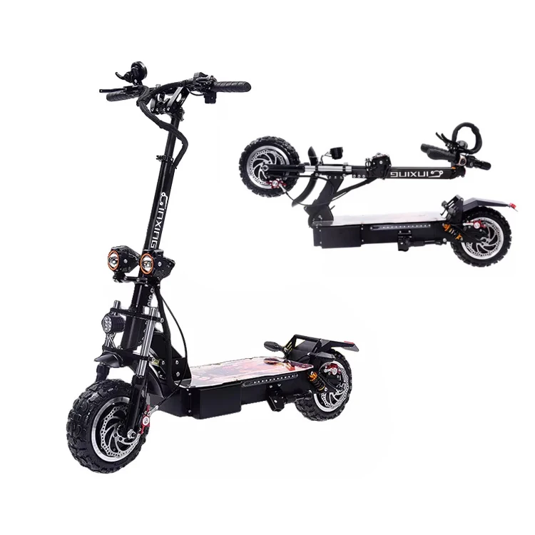 Online Hot Dual-drive Electric Folding Scooter Adult Outdoor Off-road 11 Inch 13 Dual Drive 60V5600W Party