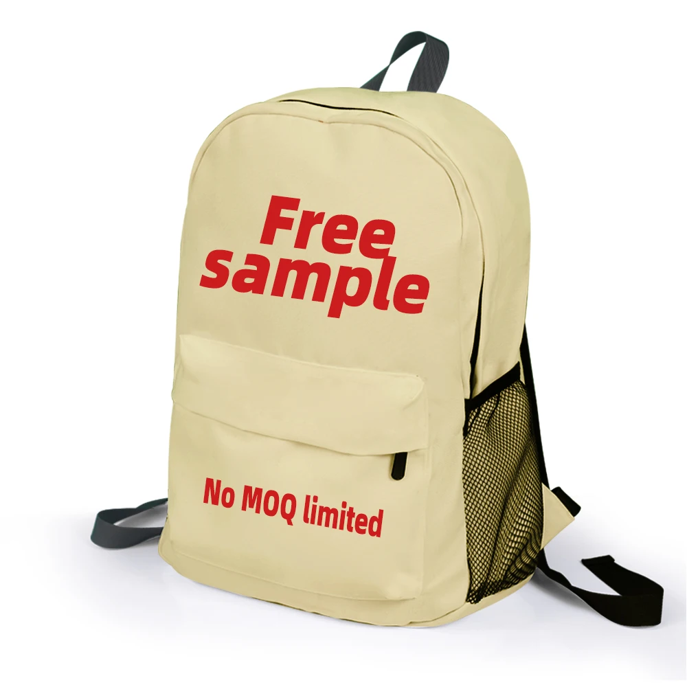 Hot sale Sublimation print full color custom pattern durable students anime Backpack School Bags