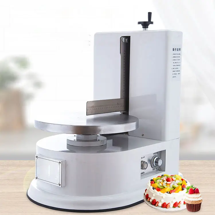 Automatic Commercial Cake Plastering Cream Coating Filling Frosting Making Spreading Machine Cake Icing Decorating Machine