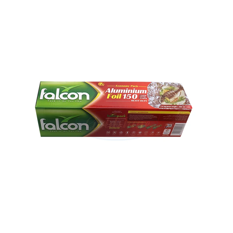 Recyclable Falcon foil paper aluminum foil roll factory use in kitchen with good price
