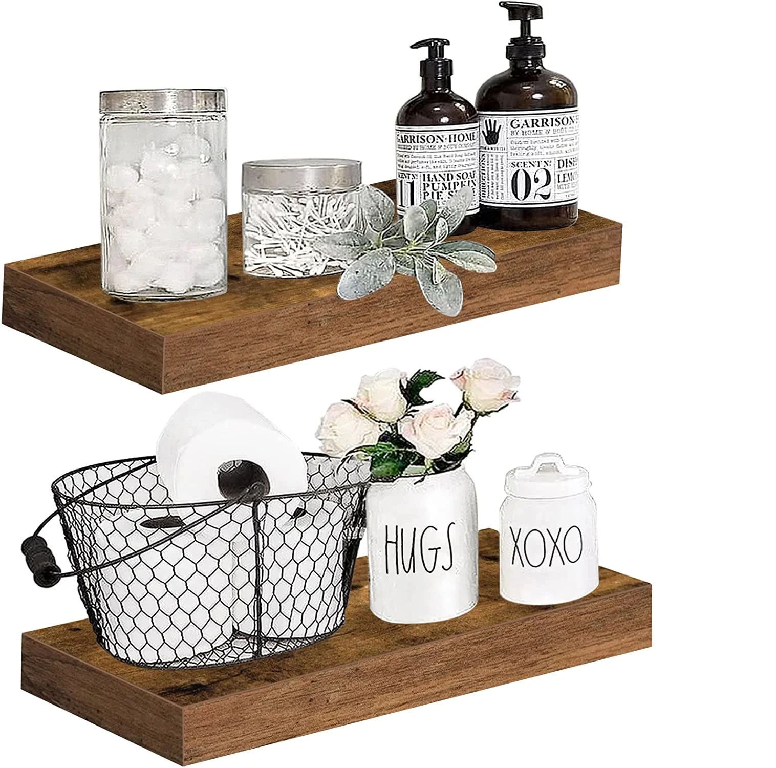 Long Hanging Shelves Bedroom Kitchen Farmhouse Bathroom Decor Book Shelf  Floating Shelves  for Wall