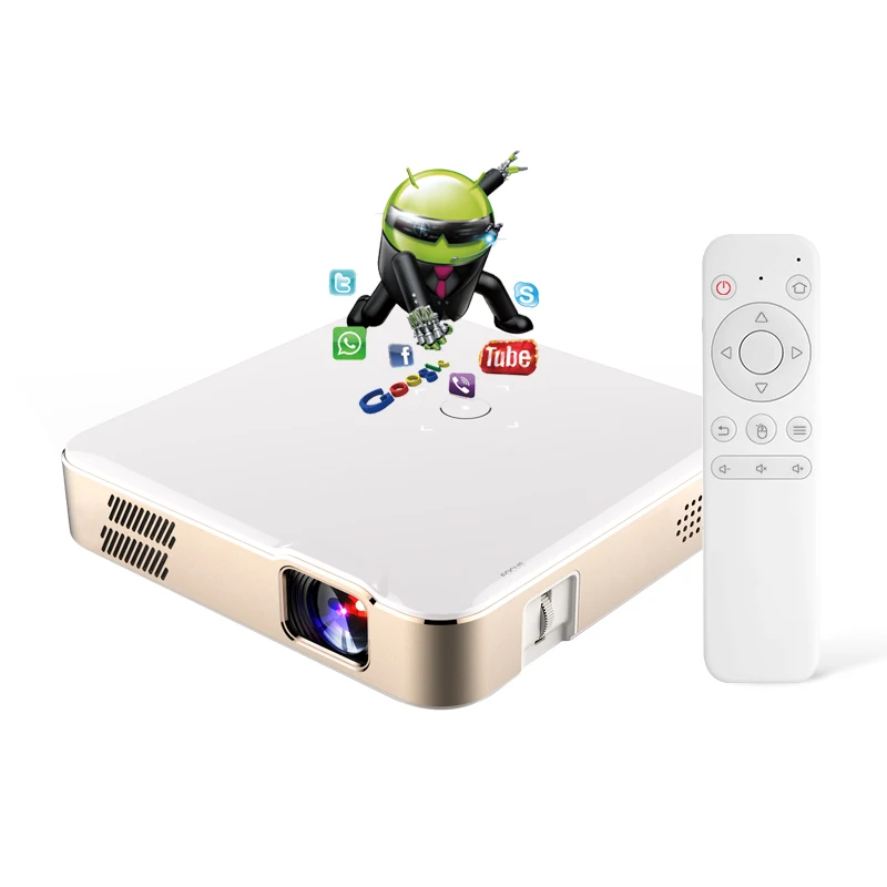 S280 Android 9 0 умный мини-проектор 720p Поддержка 4k домашний кинотеатр светодиодный проектор Wi-Fi беспроводной для мобильного телефона