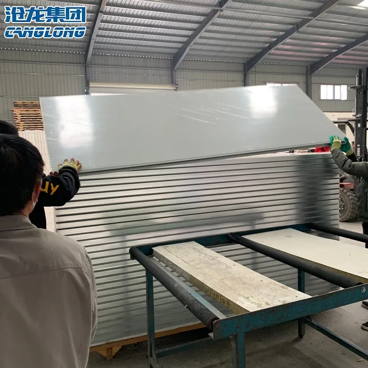 Eco-friendly Insulated 150mm Pu Camlock Sandwich Cold Room Panel