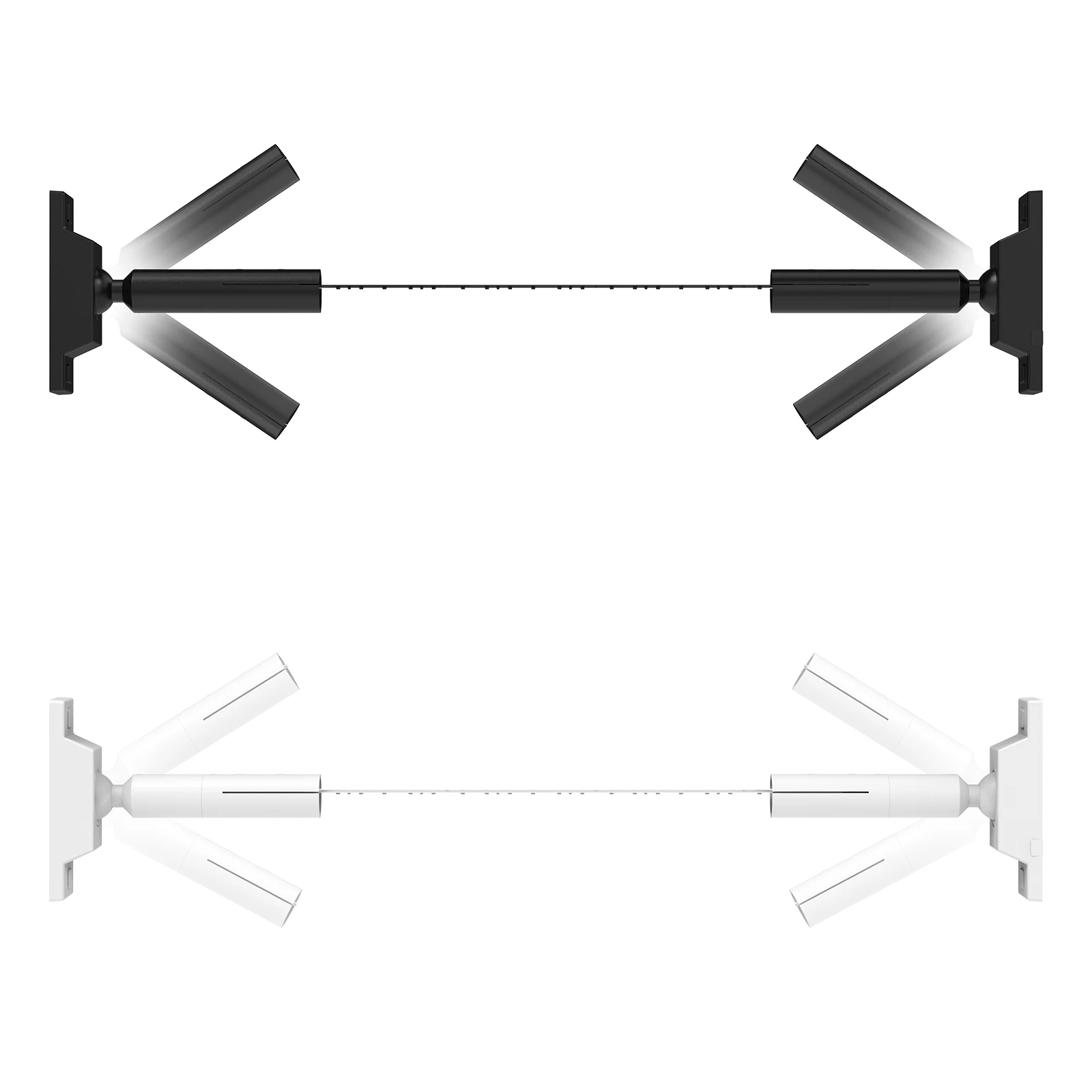 Hidden Wiring Black White Wall Washer Cob Led Strip Profile Stainless Steel Suspended Led Skyline Linear Light