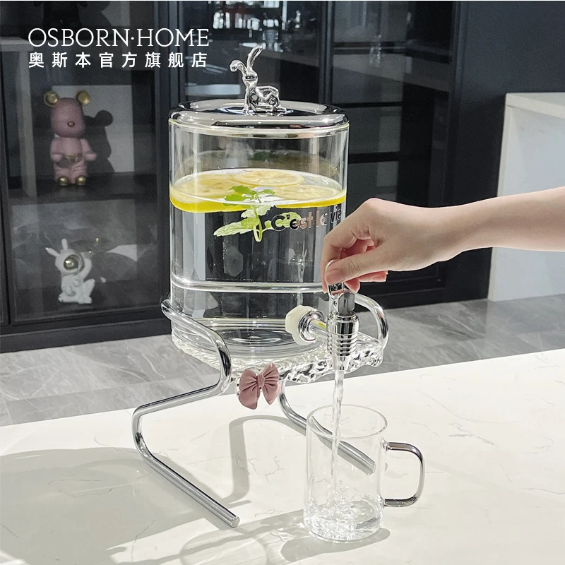 OSBORN Nordic style refrigerator faucet kettle household 3.5L large-capacity glass cold kettle